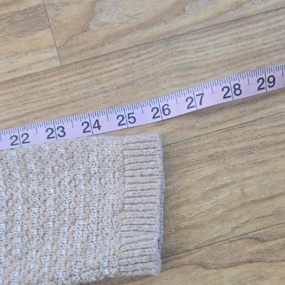 Lands' End‎ Classic Tan Cowl Neck Sweater - Picture 9 of 9